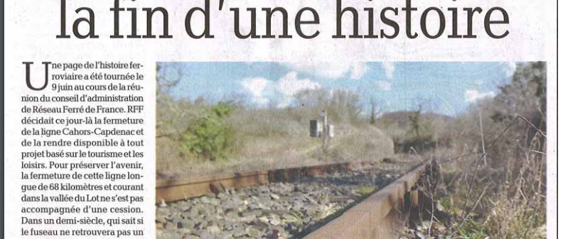 Décision RFF: La fin d’une histoire